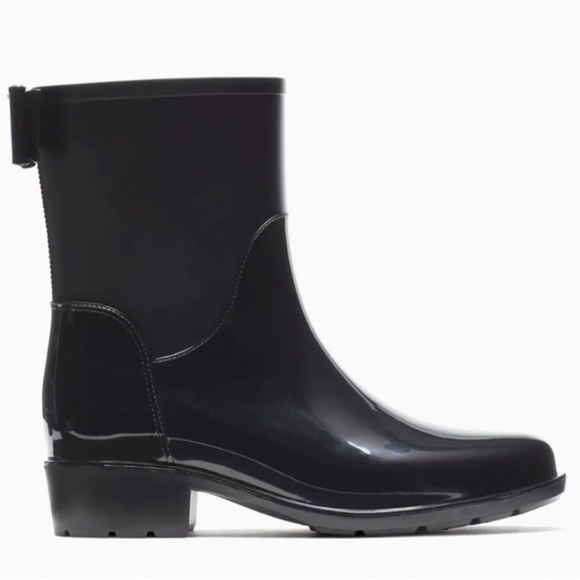 kate spade Rain-Bow Booties. Rain Boots, Like New, in box - Picture 2 of 12